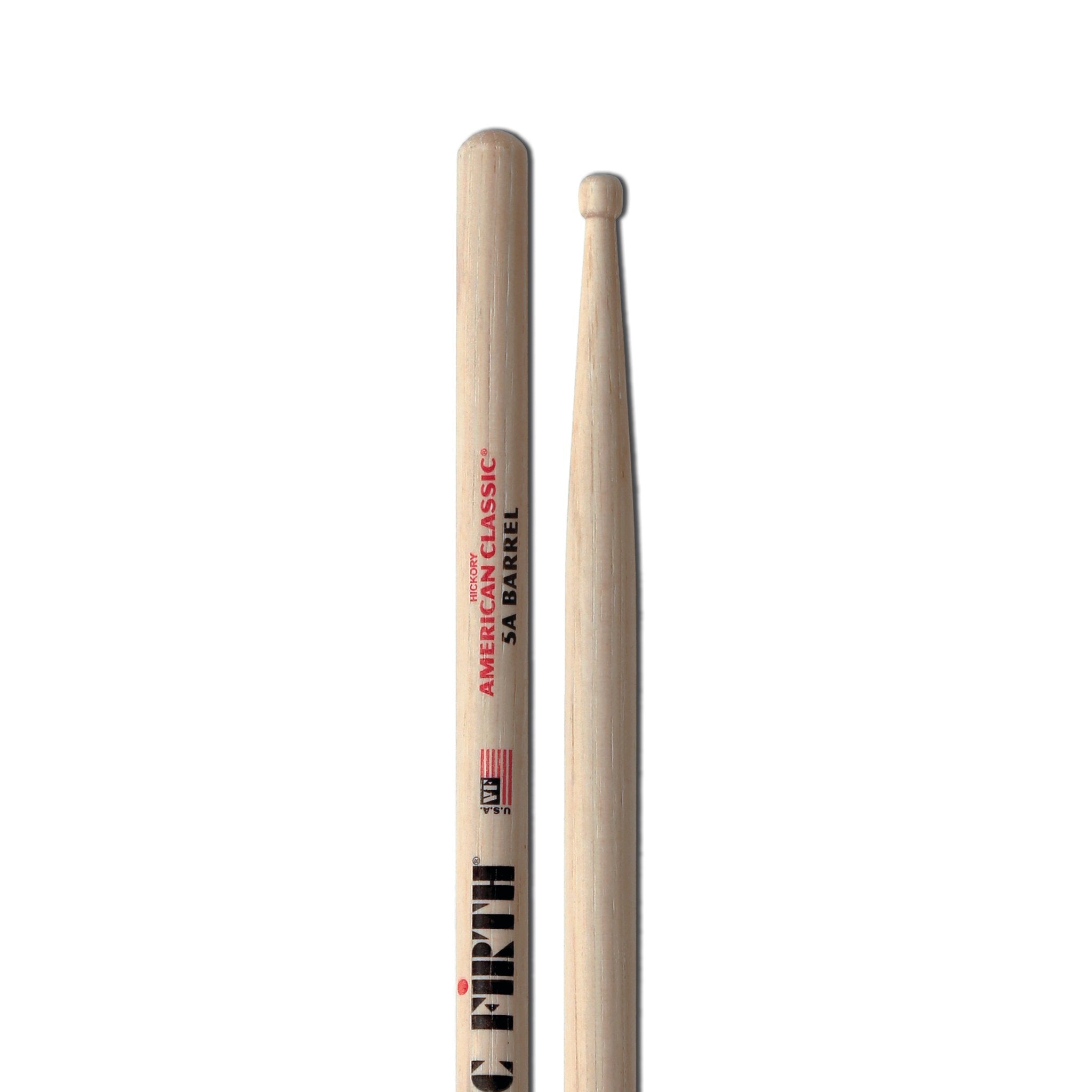 Vic Firth American Classic 5A Drumsticks with Barrel Tip - Image 3