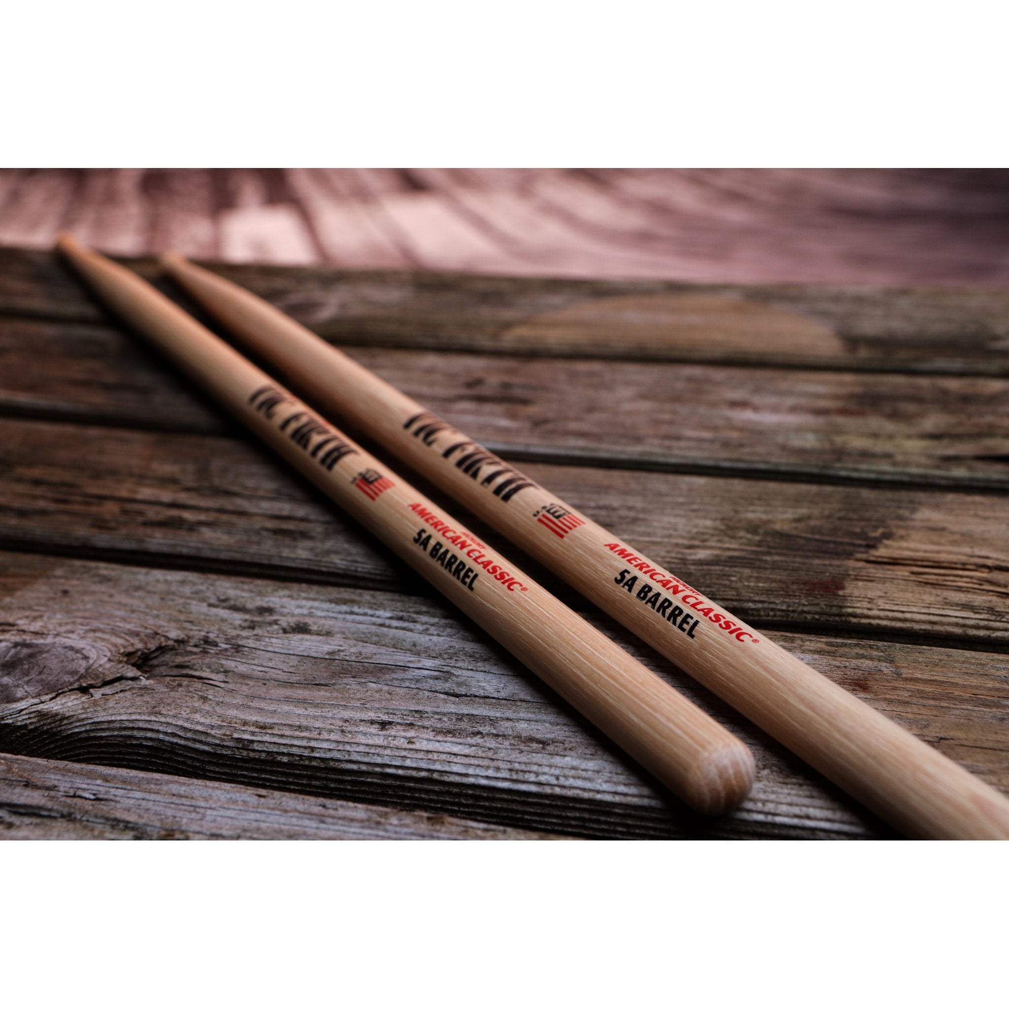 Vic Firth American Classic 5A Drumsticks with Barrel Tip - Image 5