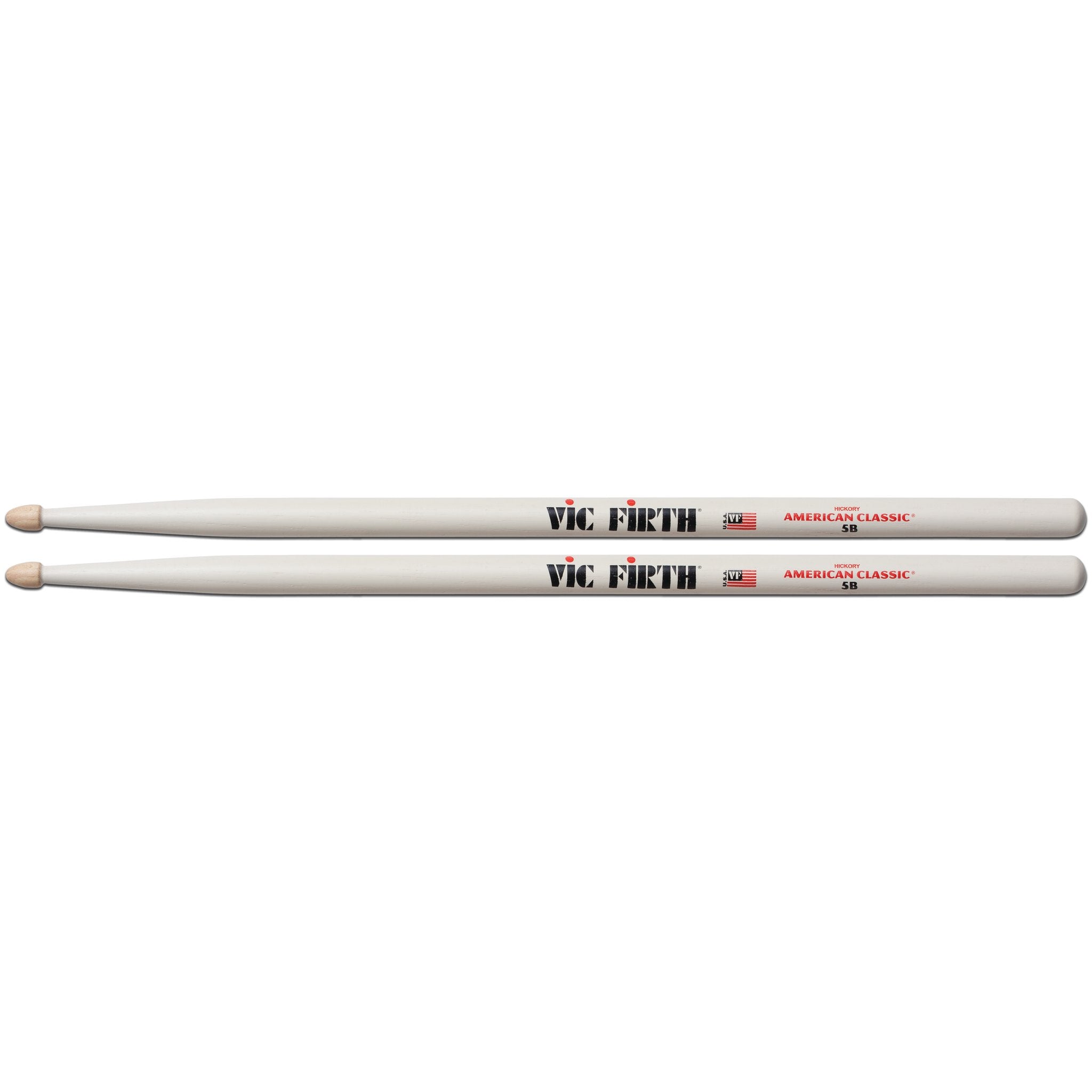 Vic Firth American Classic 5B White Drumsticks - Image 1