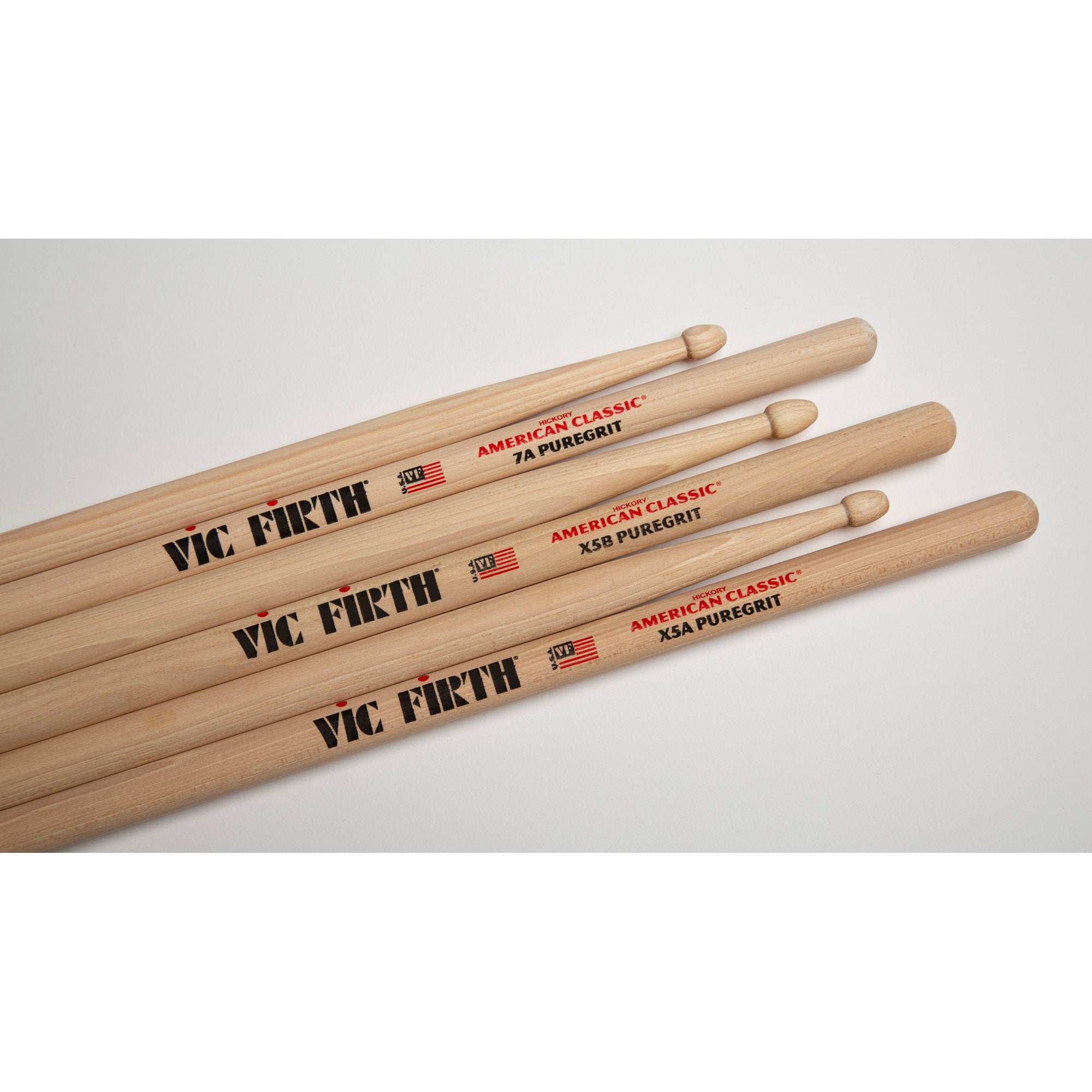 Vic Firth American Classic Extreme 5B PureGrit Drumsticks - Image 5
