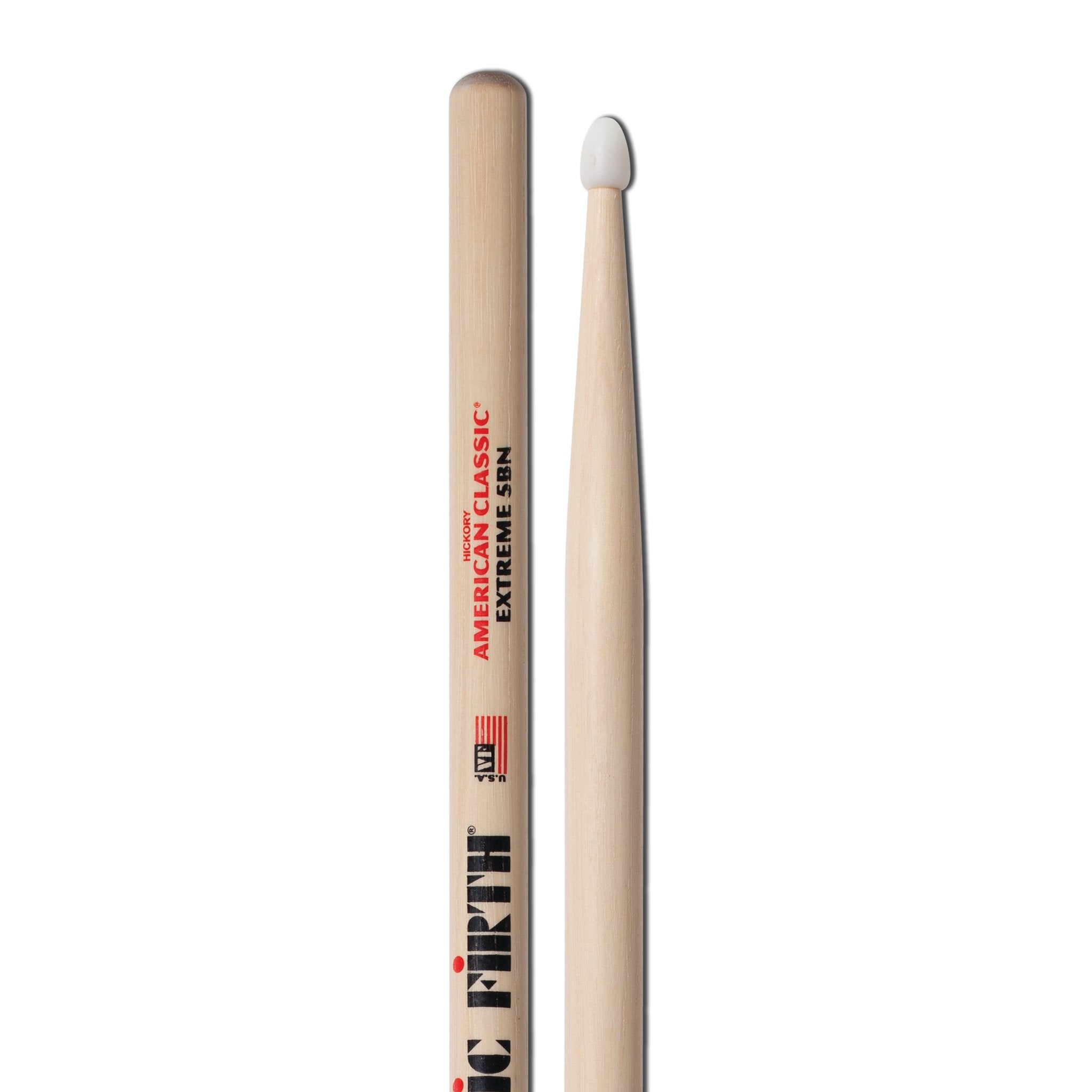 Vic Firth American Classic Extreme 5BN Drumsticks - Nylon Tip - Image 3
