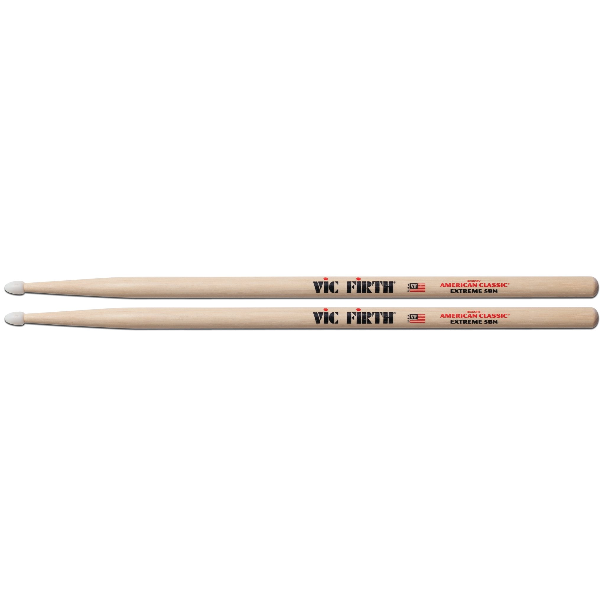 Vic Firth American Classic Extreme 5BN Drumsticks - Nylon Tip - Image 1