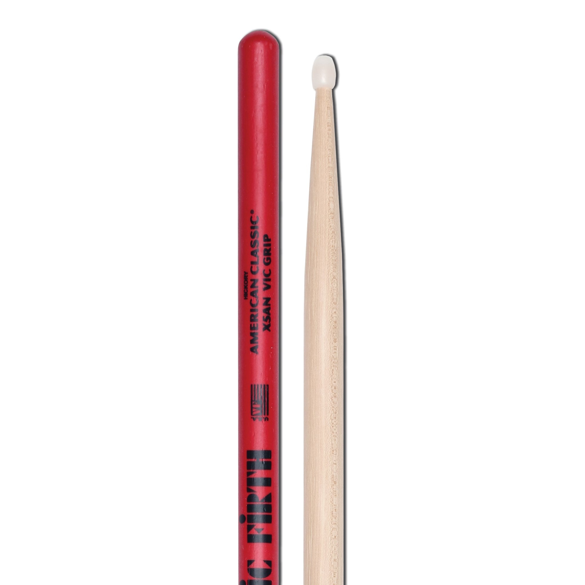 Vic Firth American Classic X5AN Grip Drumsticks - Nylon Tip - Image 3