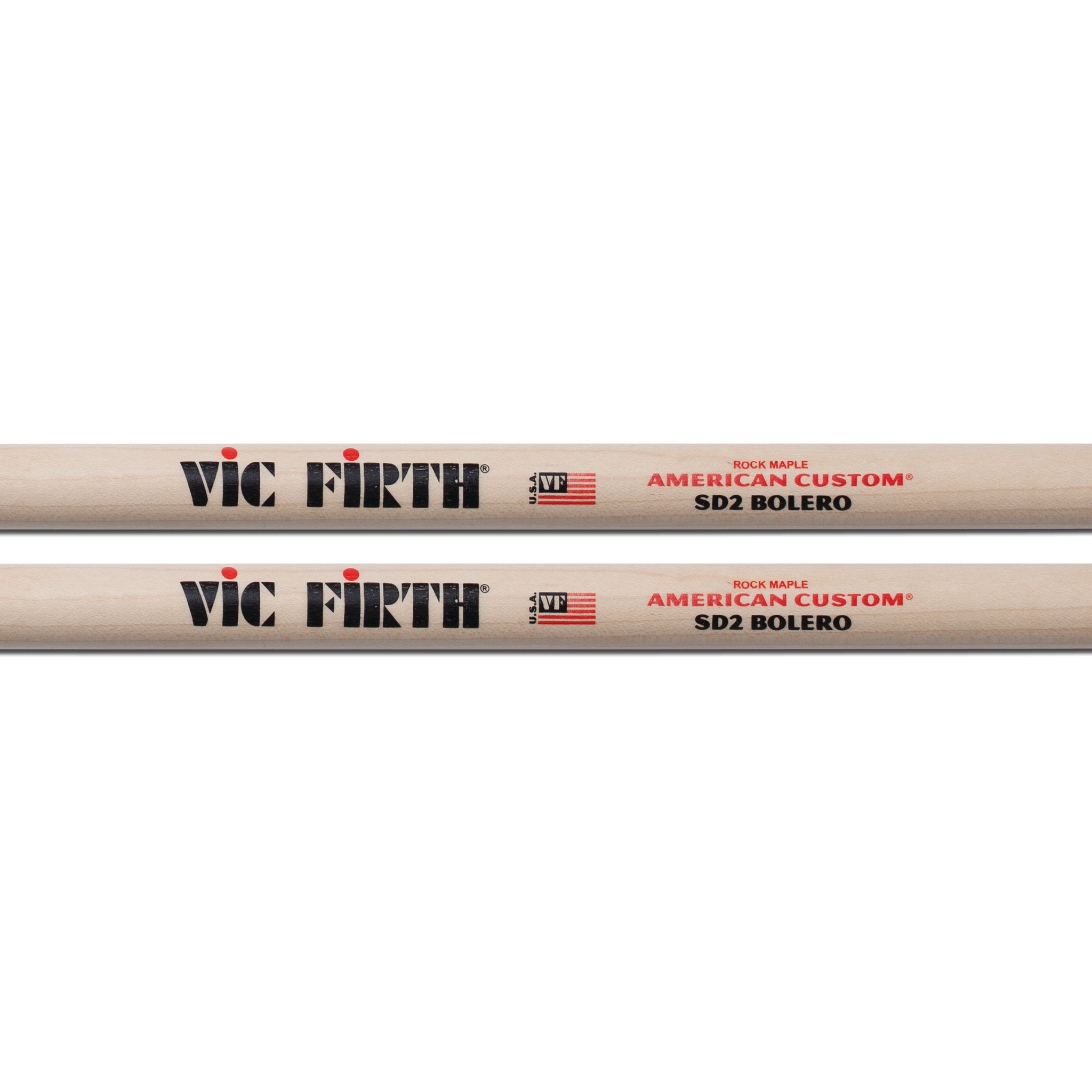 Vic Firth American Custom SD2 Drumsticks - Bolero - Image 2