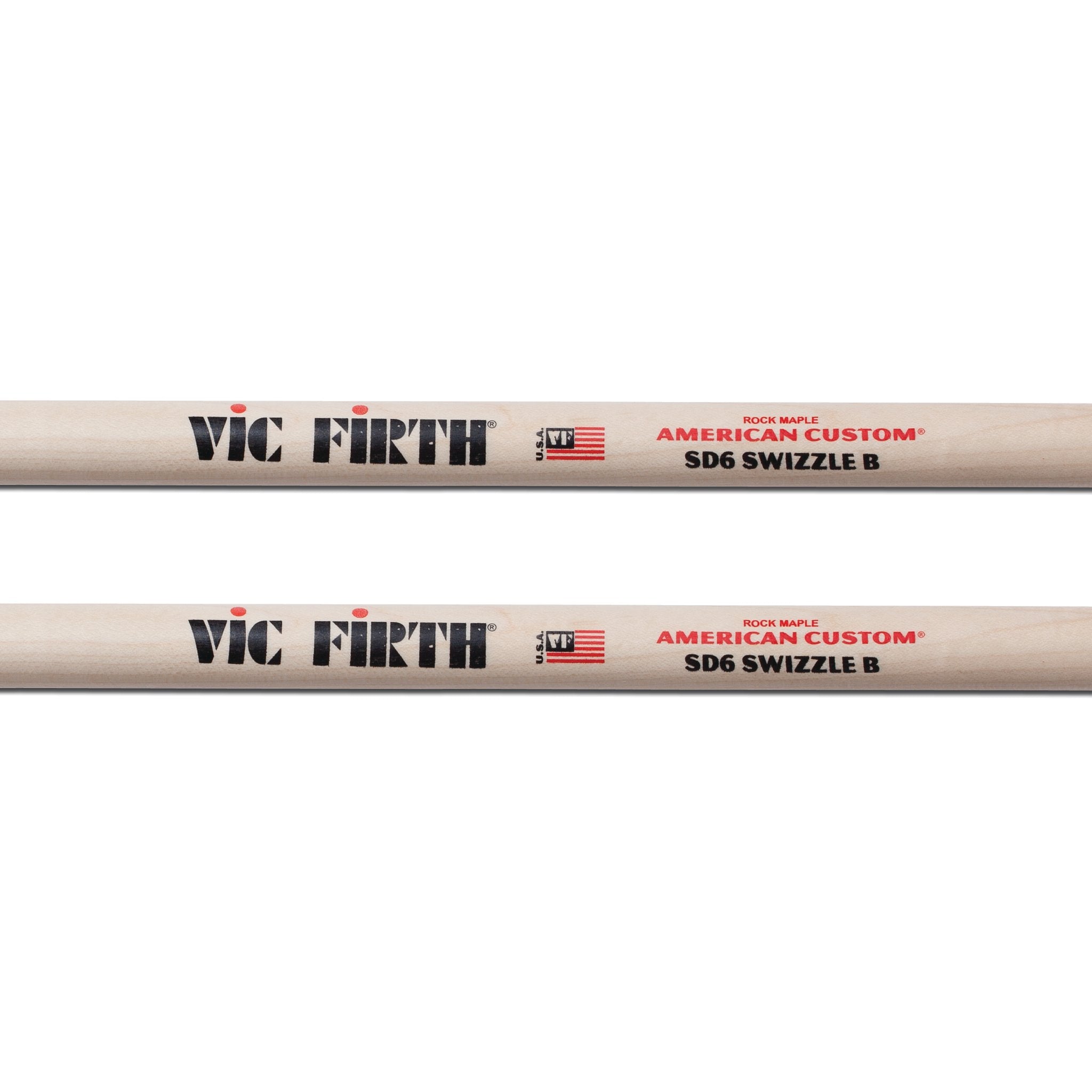 Vic Firth American Custom SD6 Drumsticks - Swizzle B | Steve Weiss