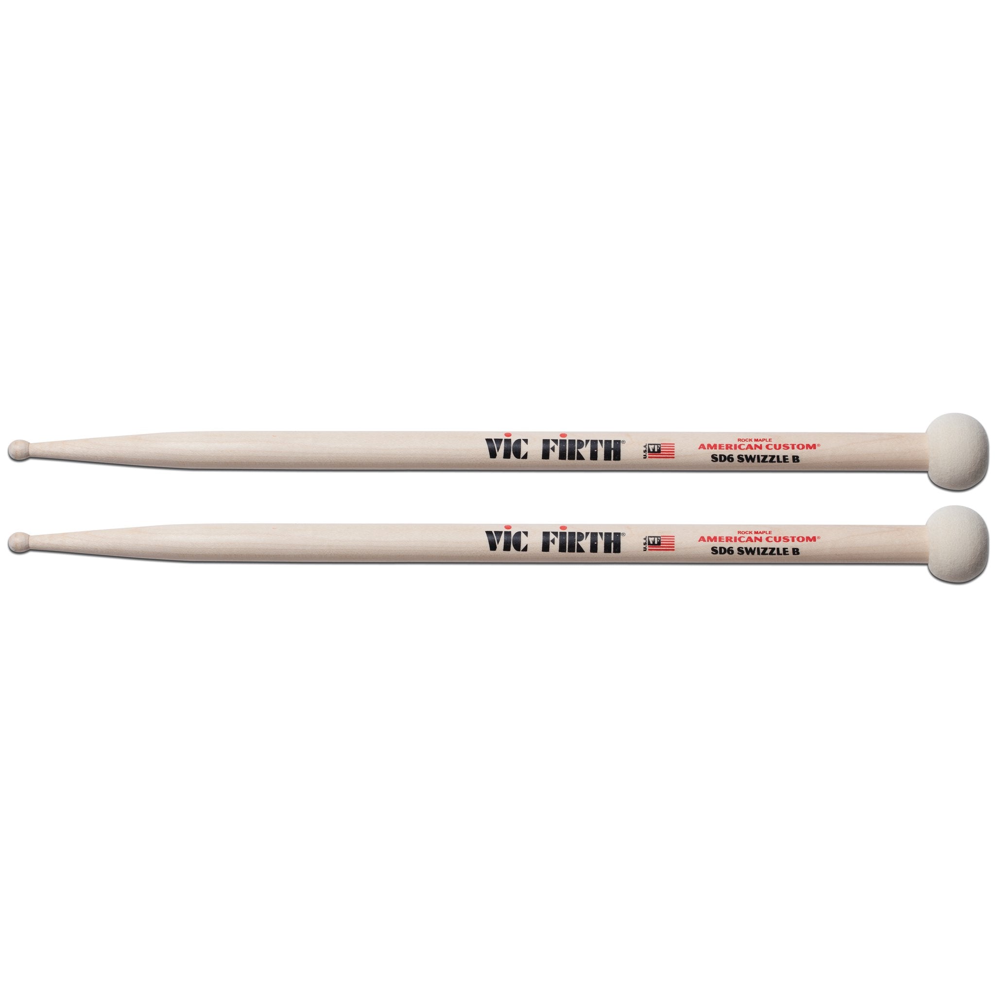 Vic Firth American Custom SD6 Drumsticks - Swizzle B - Image 1