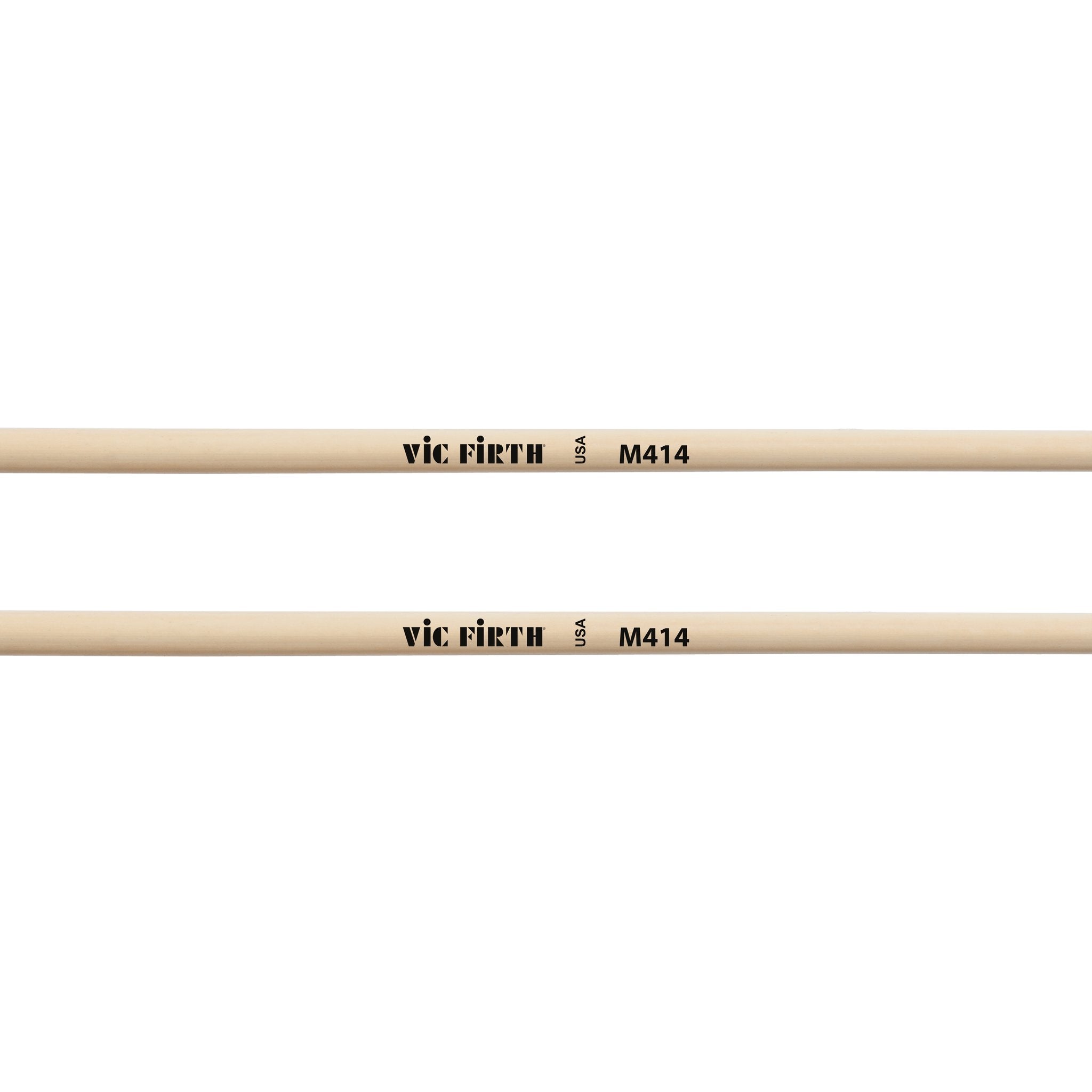 Vic Firth Articulate Series - M414 Hard Rubber Mallets - Round - Image 2