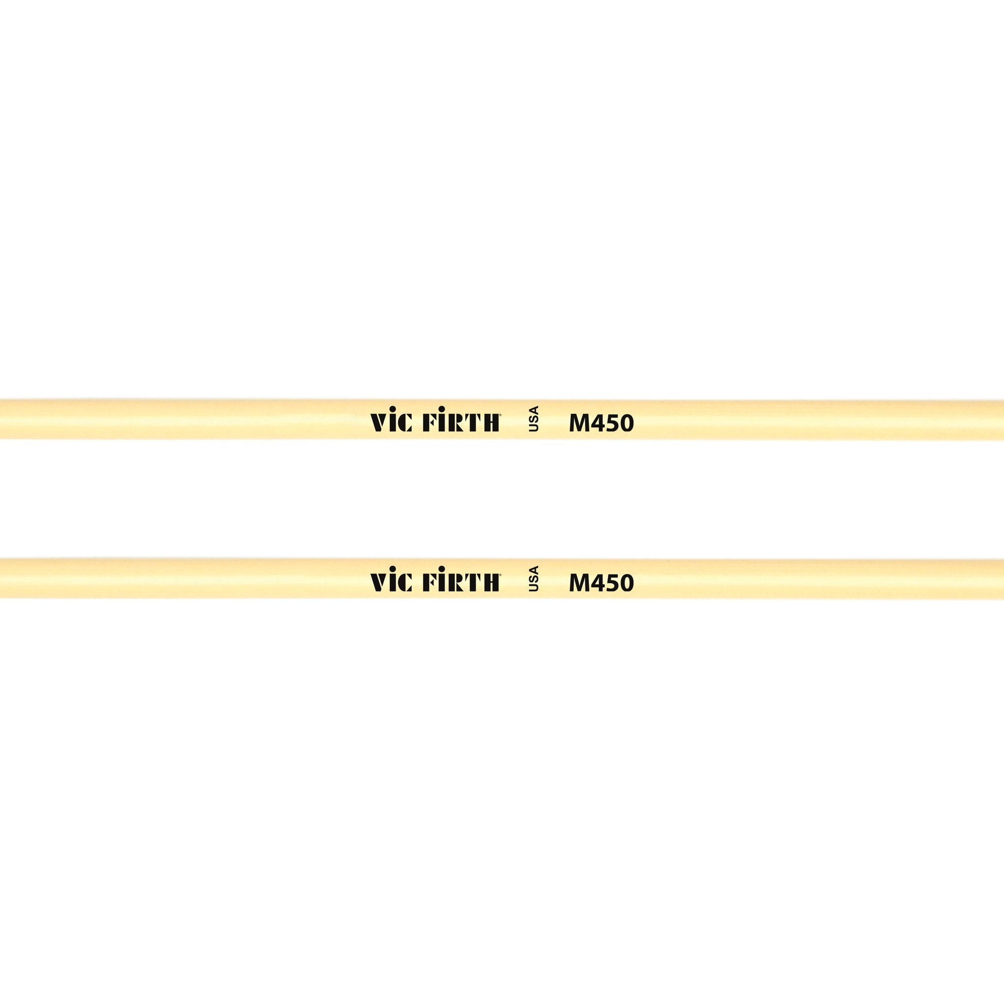 Vic Firth Articulate Series - M450 Glockenspiel Mallets - Aluminium - Oval - Image 2