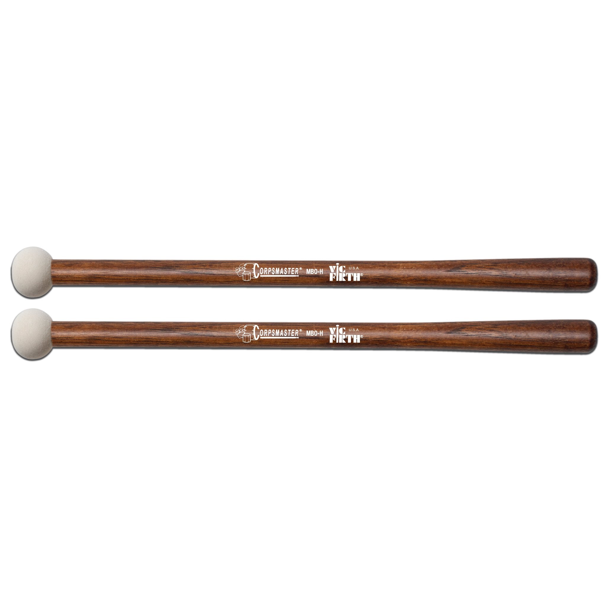 Vic Firth Corpsmaster MB0H Hard Bass Drum Mallets - X-Small | Steve ...