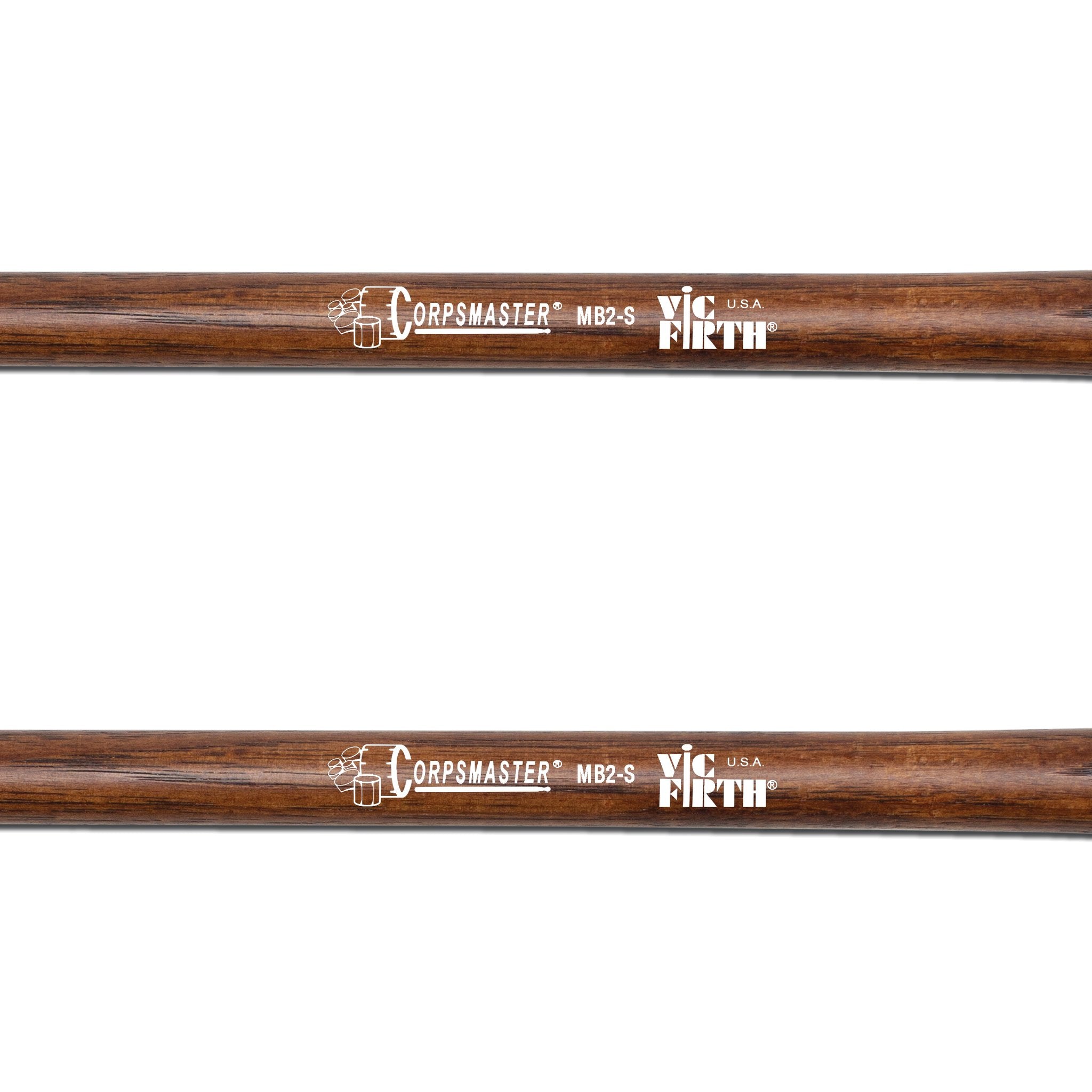 Vic Firth Corpsmaster MB2S Soft Bass Drum Mallets - Medium - Image 2