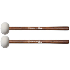 Vic Firth Corpsmaster MB5H Hard Bass Drum Mallets - XX-Large - Image 1