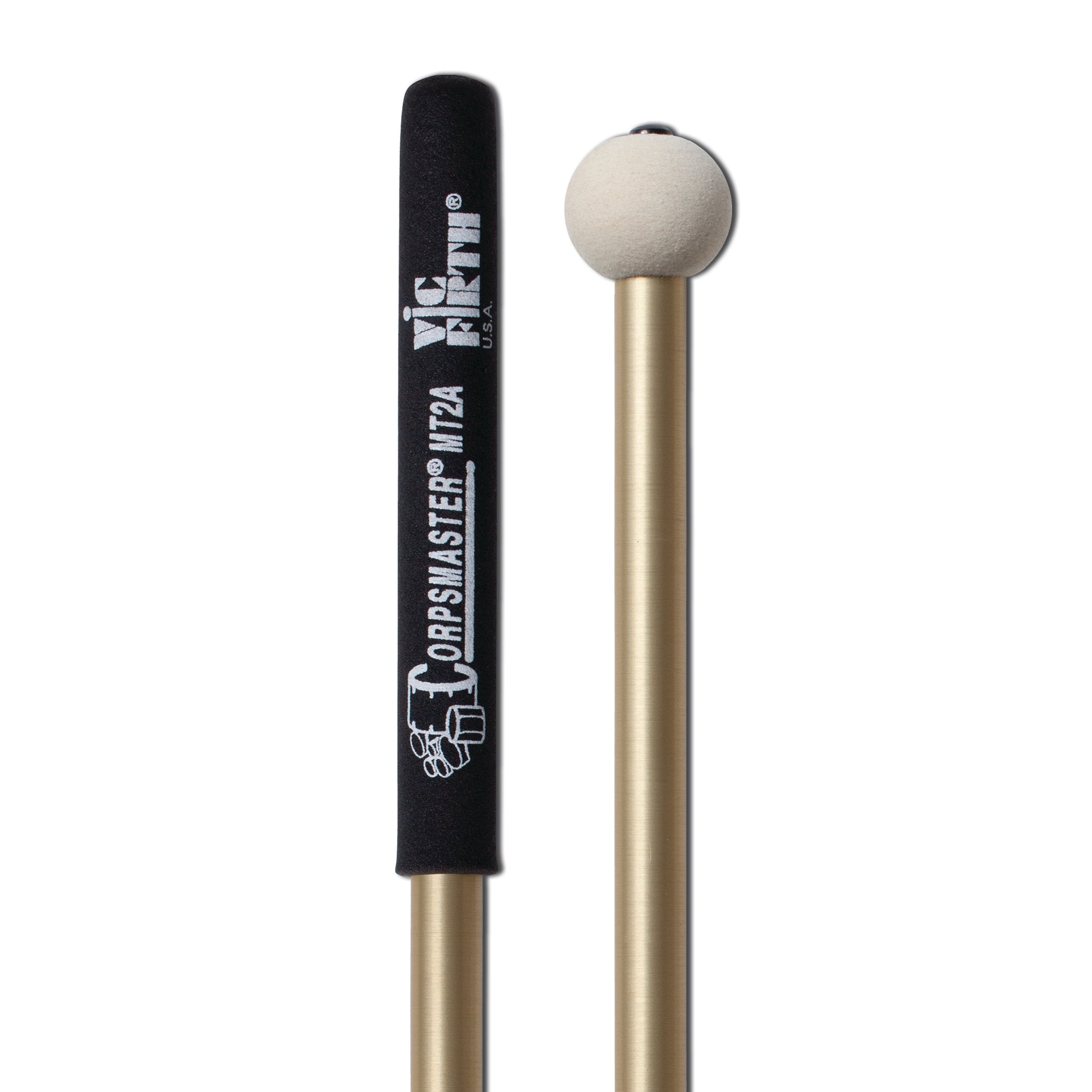 Vic Firth Corpsmaster MT2A Multi-Tenor Mallets - Hard - Image 3