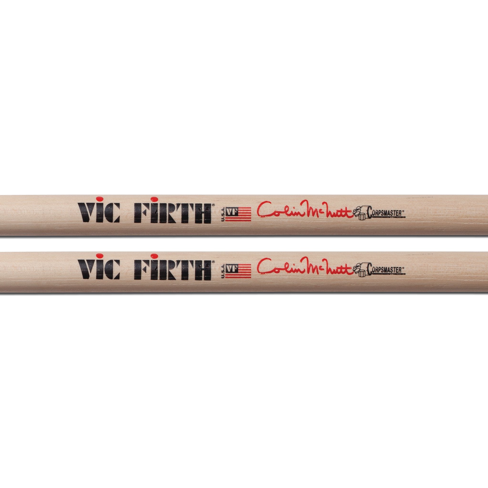 Vic Firth Corpsmaster Signature Snare Drumsticks - Colin McNutt - Image 2