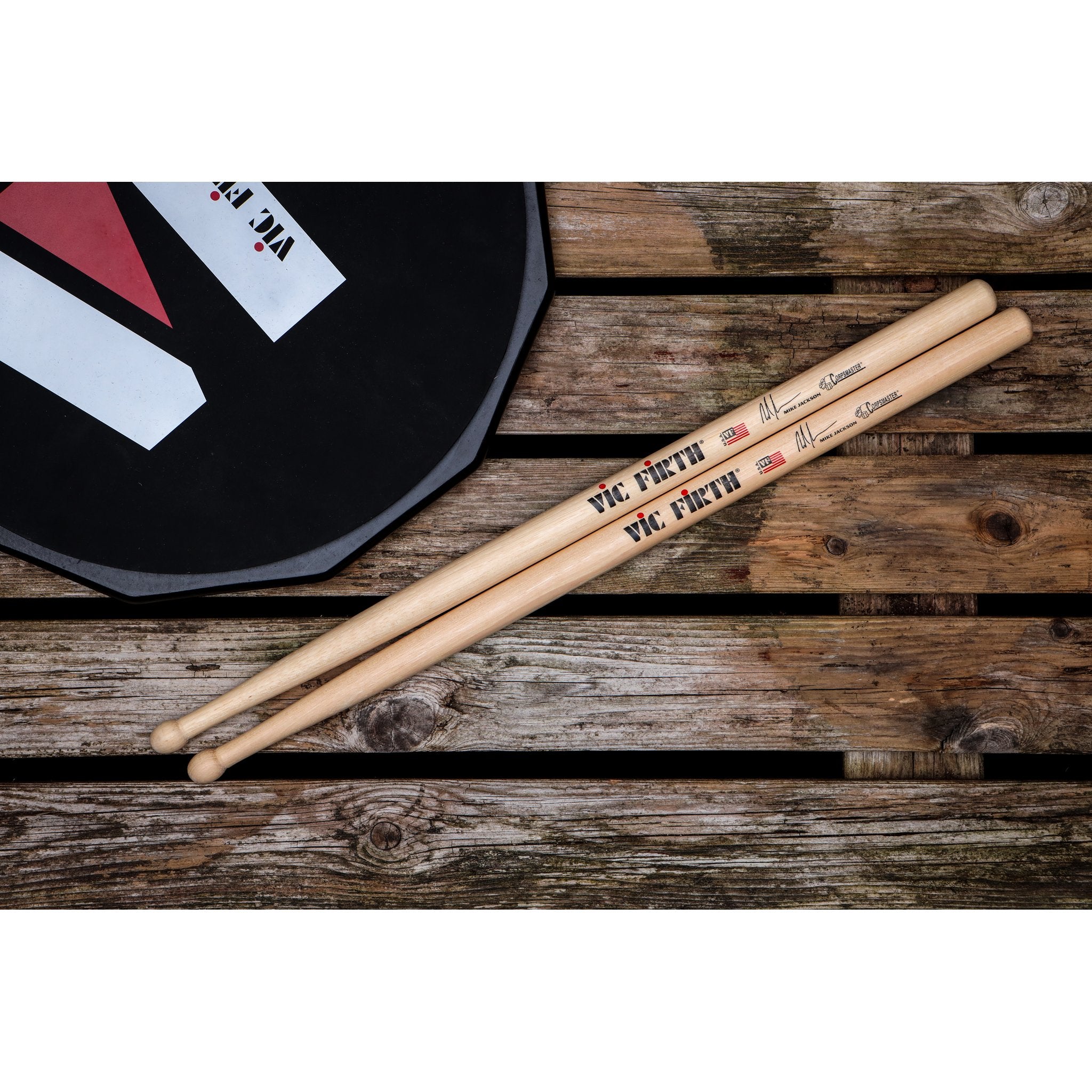 Vic Firth Corpsmaster Signature Snare Drumsticks - Mike Jackson - Image 6
