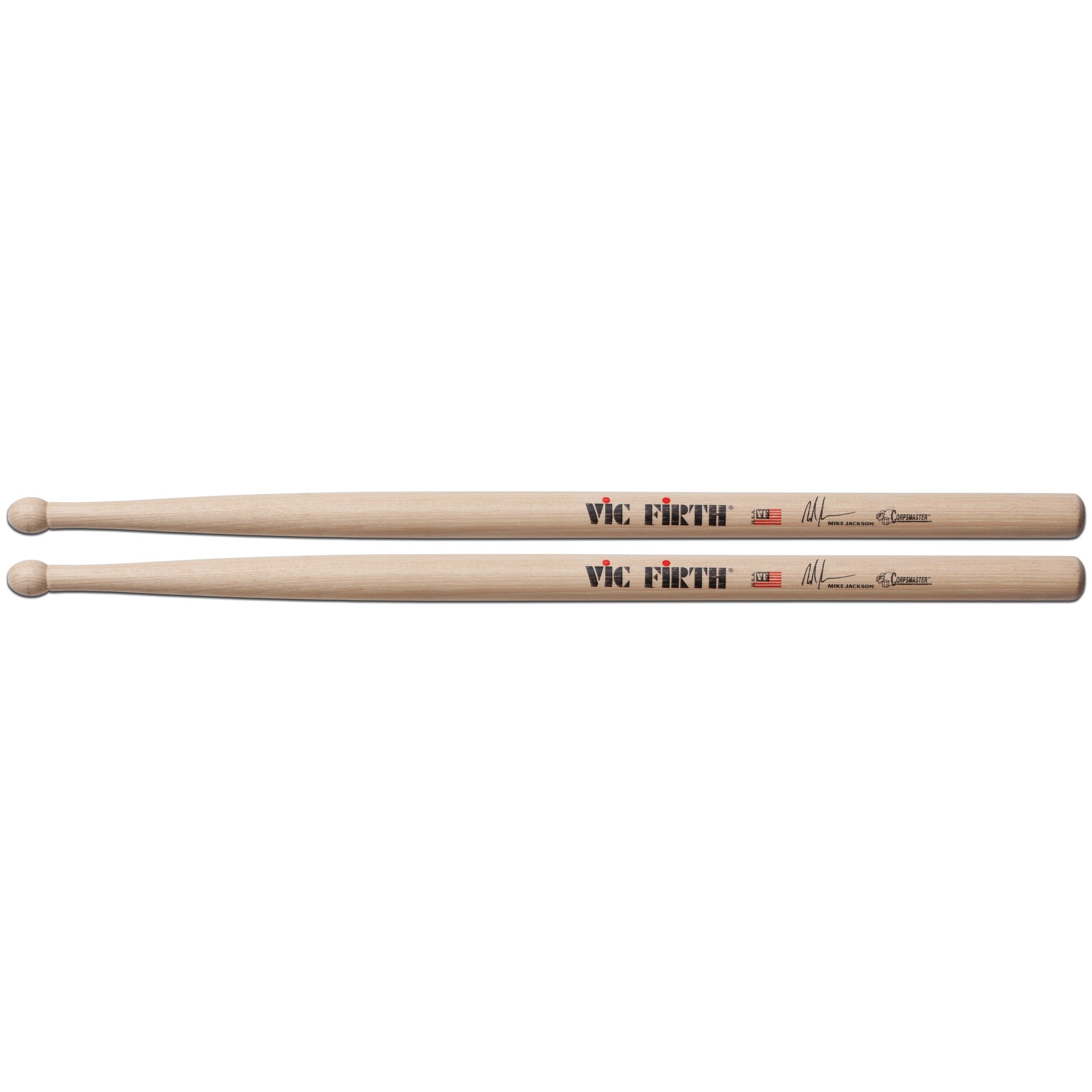 Vic Firth Corpsmaster Signature Snare Drumsticks - Mike Jackson - Image 1