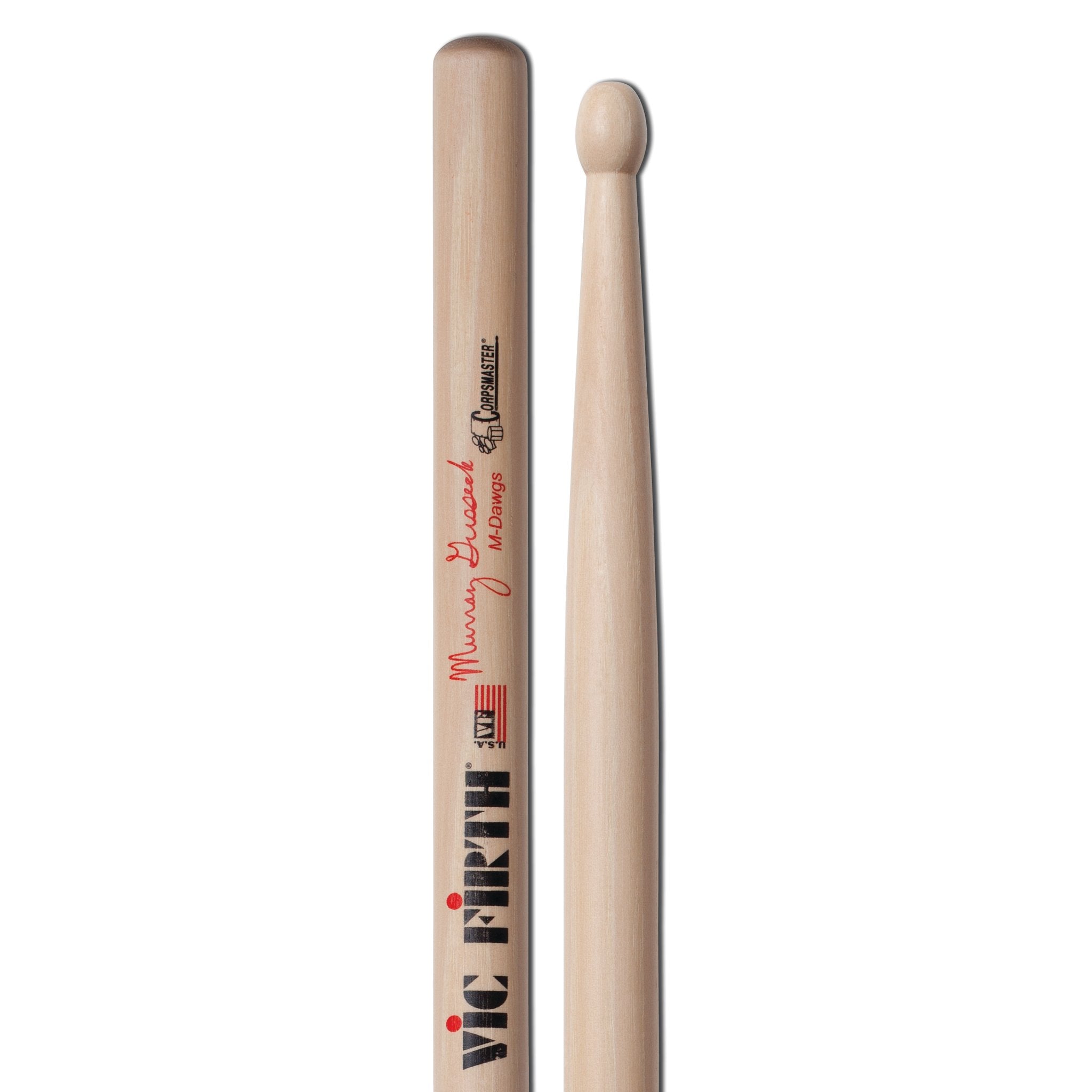 Vic Firth Corpsmaster Signature Snare Drumsticks - Murray Gusseck - Image 3