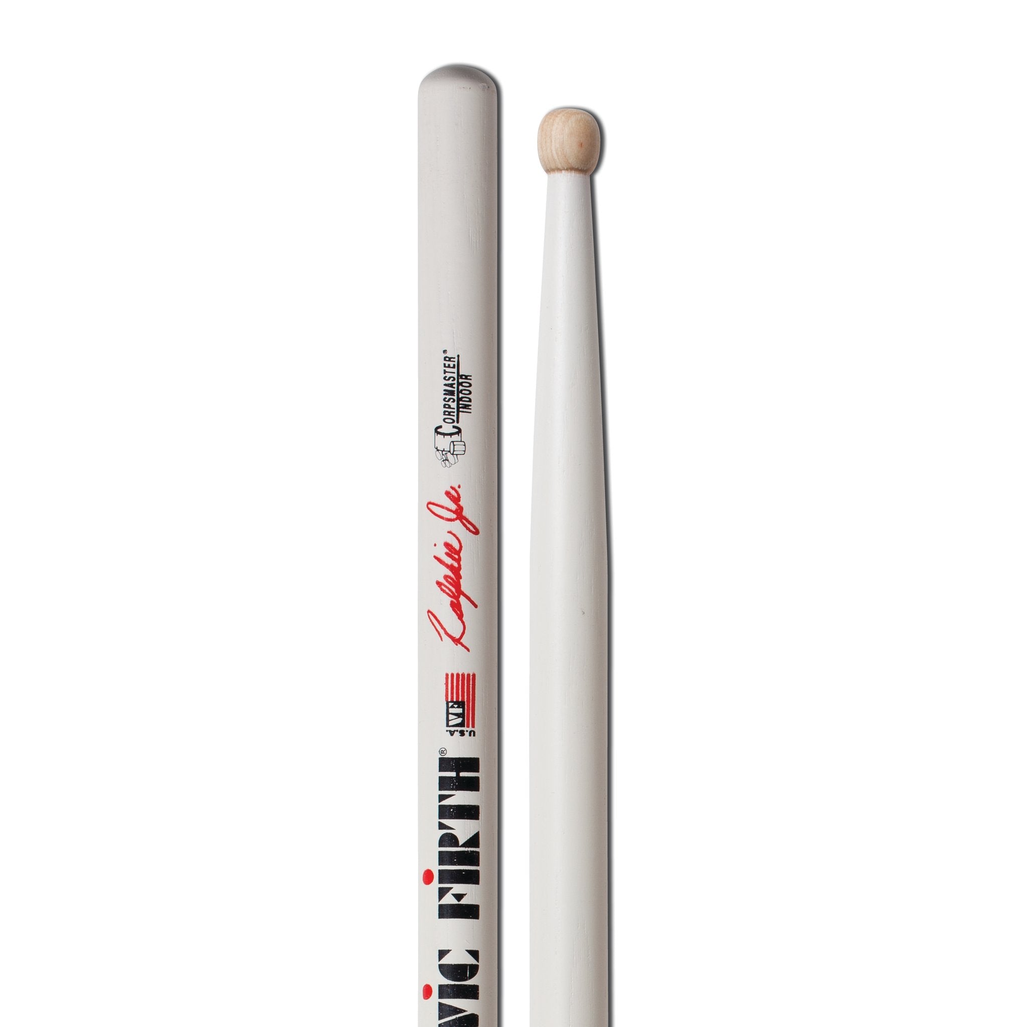 Vic Firth Corpsmaster Signature Snare Drumsticks - Ralphie Jr. - Image 3