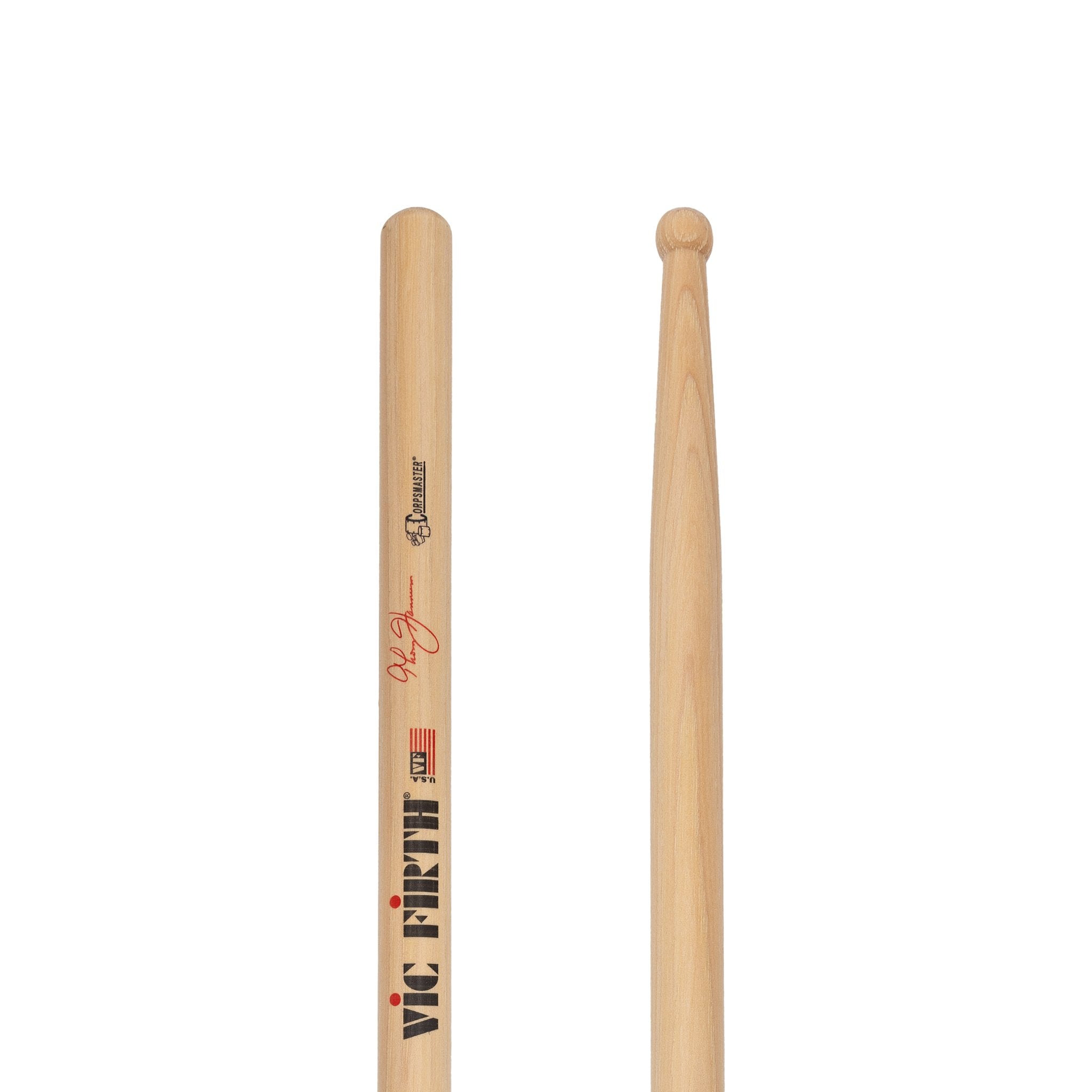 Vic Firth Corpsmaster Signature Snare Drumsticks - Thom Hannum - Image 3