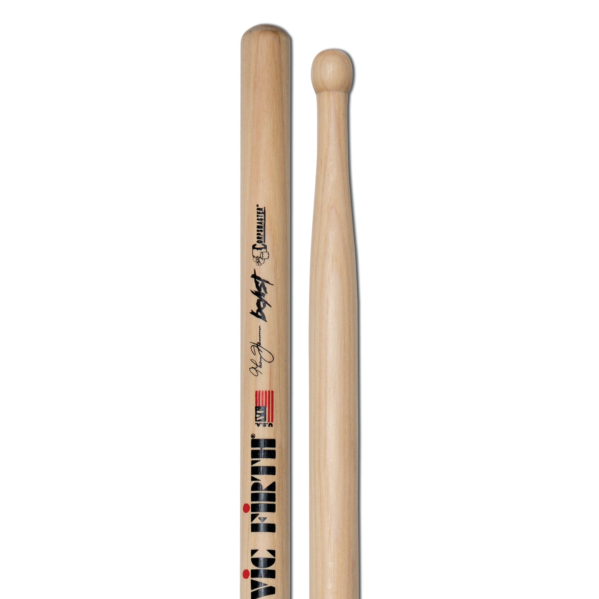 Vic Firth Corpsmaster Signature Snare Drumsticks - Thom Hannum Beast - Image 3