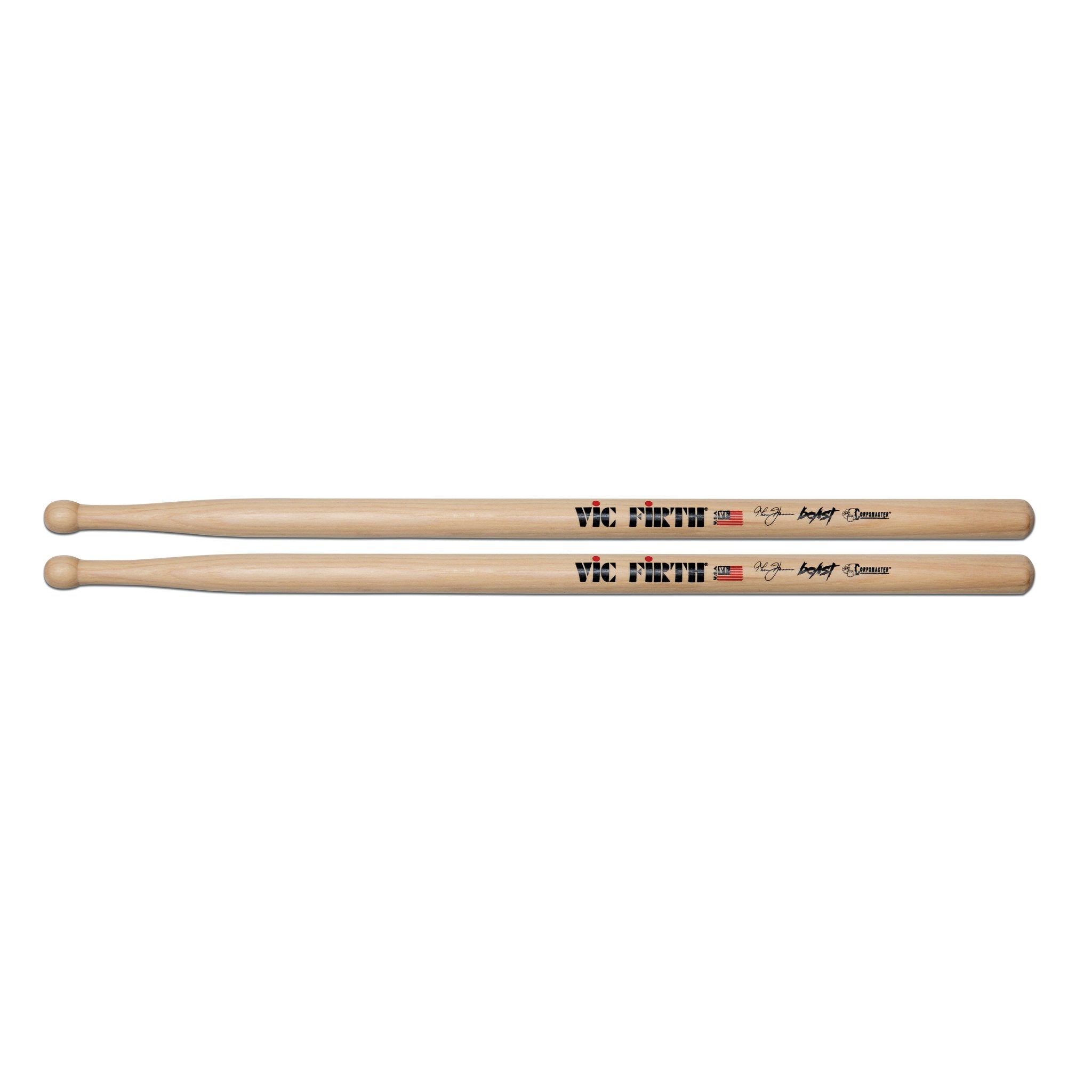 Vic Firth Corpsmaster Signature Snare Drumsticks - Thom Hannum