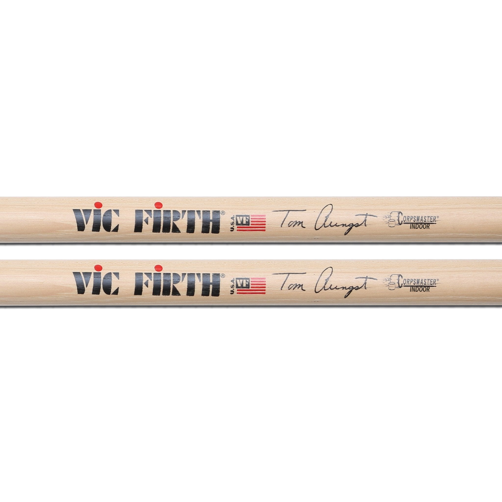 Vic Firth Corpsmaster Signature Snare Drumsticks - Tom Aungst Indoor - Image 2