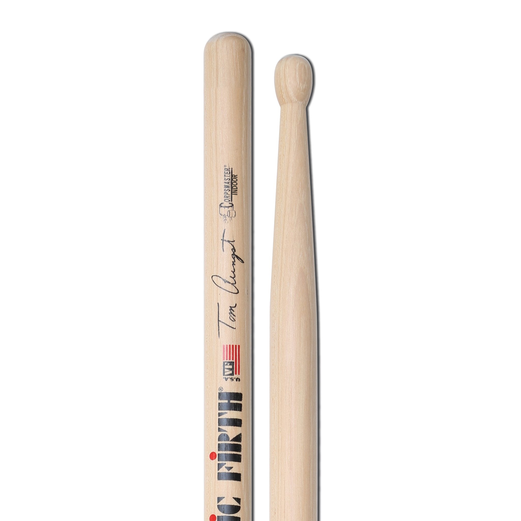 Vic Firth Corpsmaster Signature Snare Drumsticks - Tom Aungst Indoor - Image 3