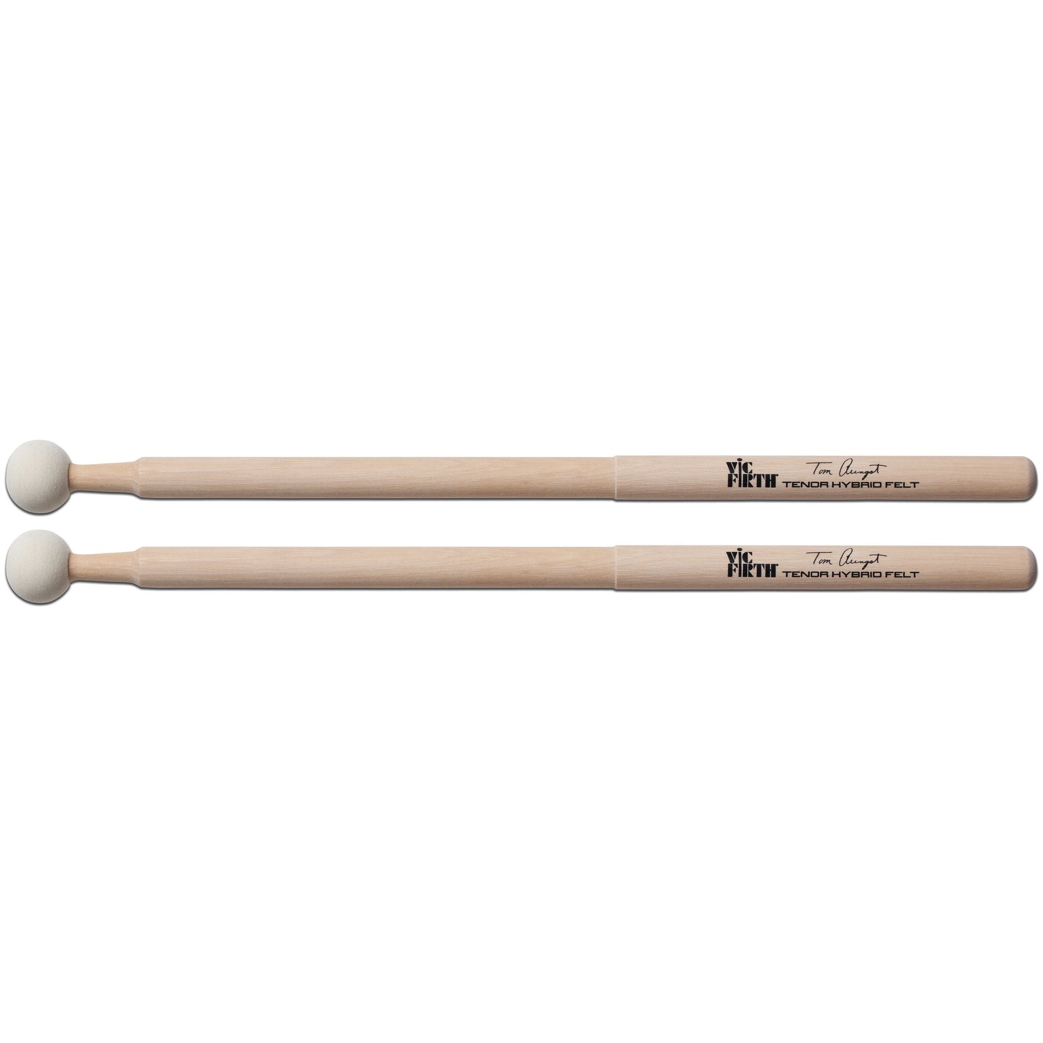 Vic Firth Corpsmaster Tom Aungst Felt Hybrid Tenor Mallets - Image 1