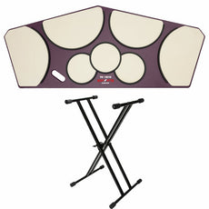 Vic Firth Heavy Large Quadropad with Rims & X-Stand Bundle