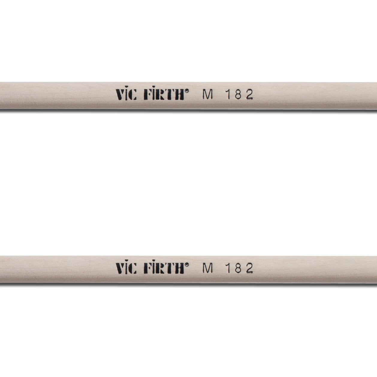 Logo Close-up of Vic Firth M182 Multi-Application Medium Yarn Marimba Mallets
