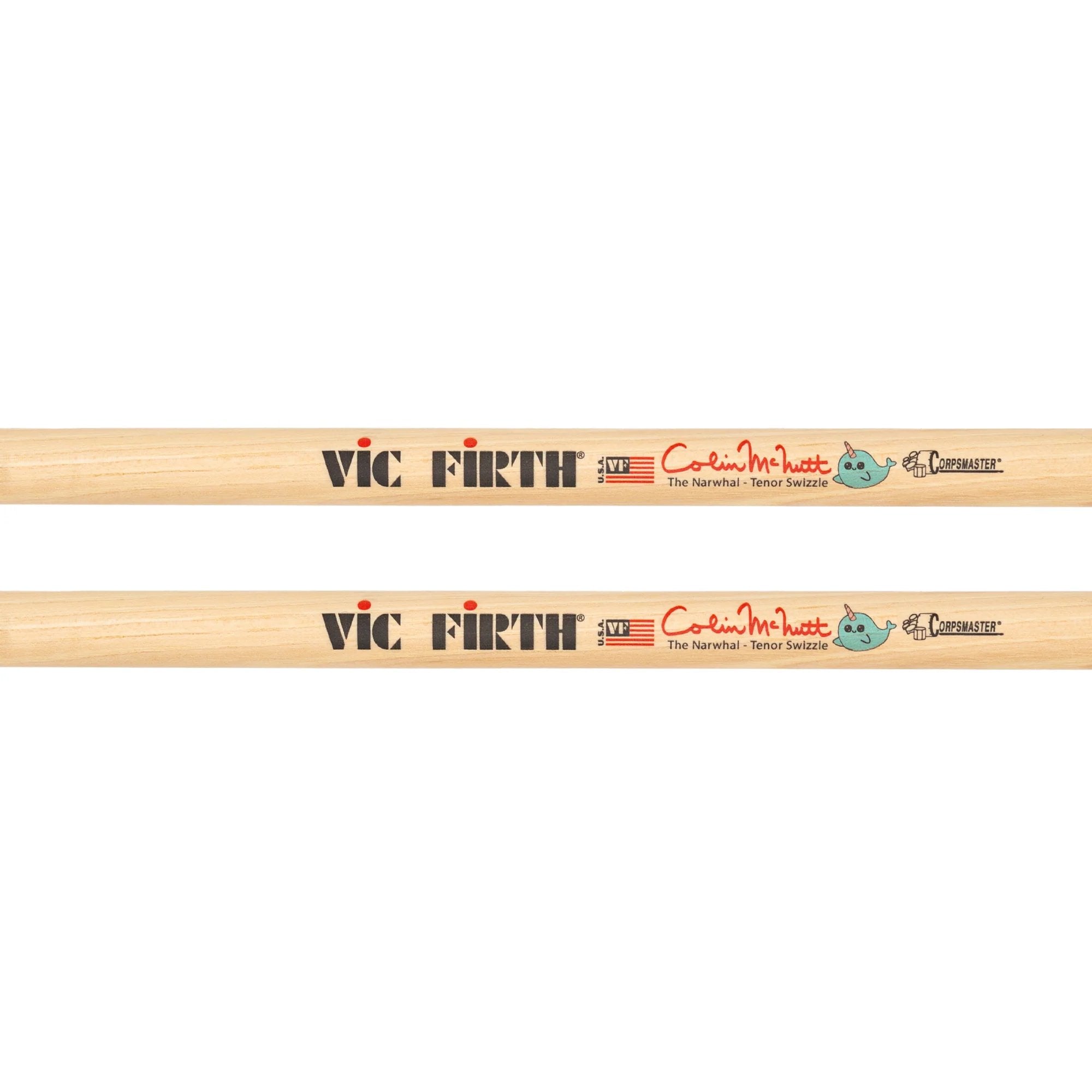 Vic Firth Narwhal Colin McNutt Tenor Sticks SCMTS | Steve Weiss Music