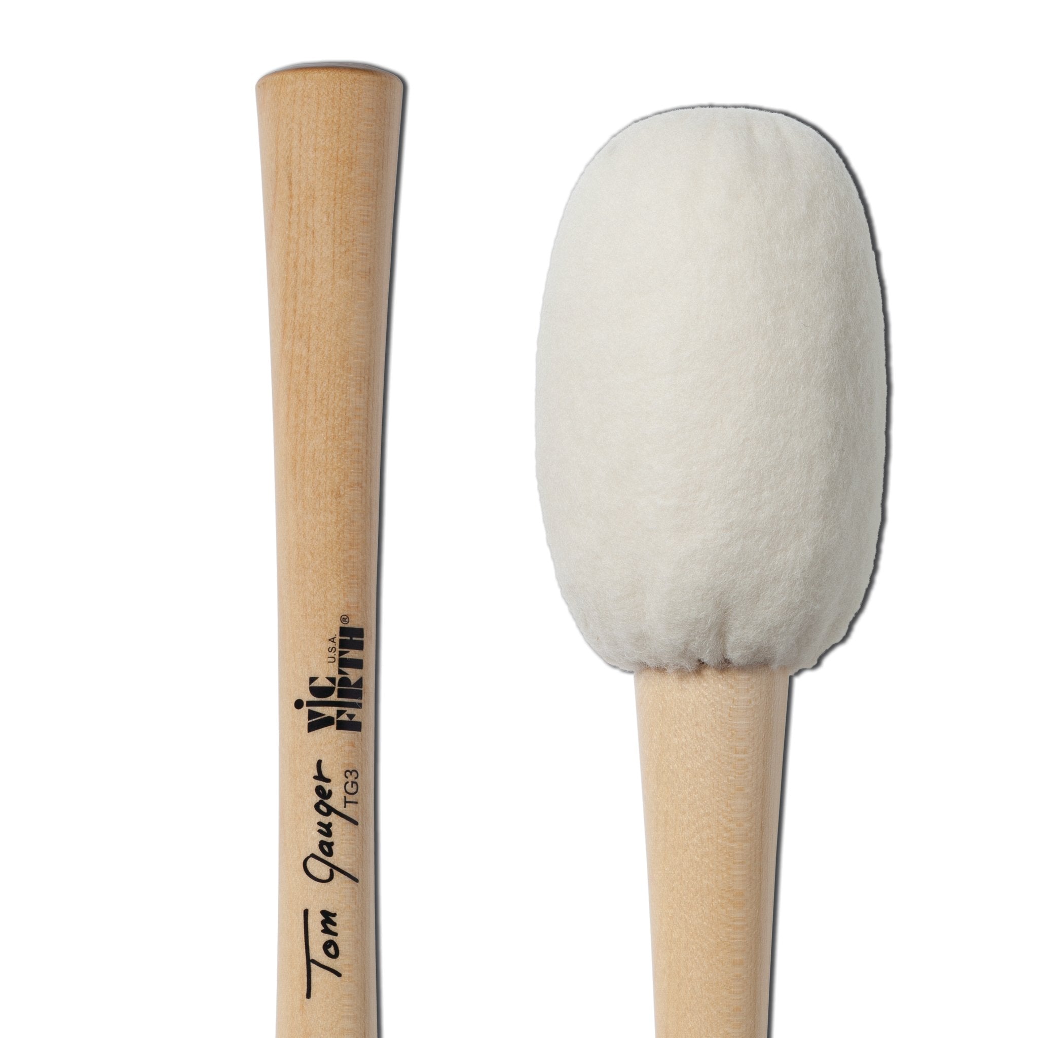 Vic Firth Tom Gauger TG03 Bass Drum Mallet - Molto - Image 3