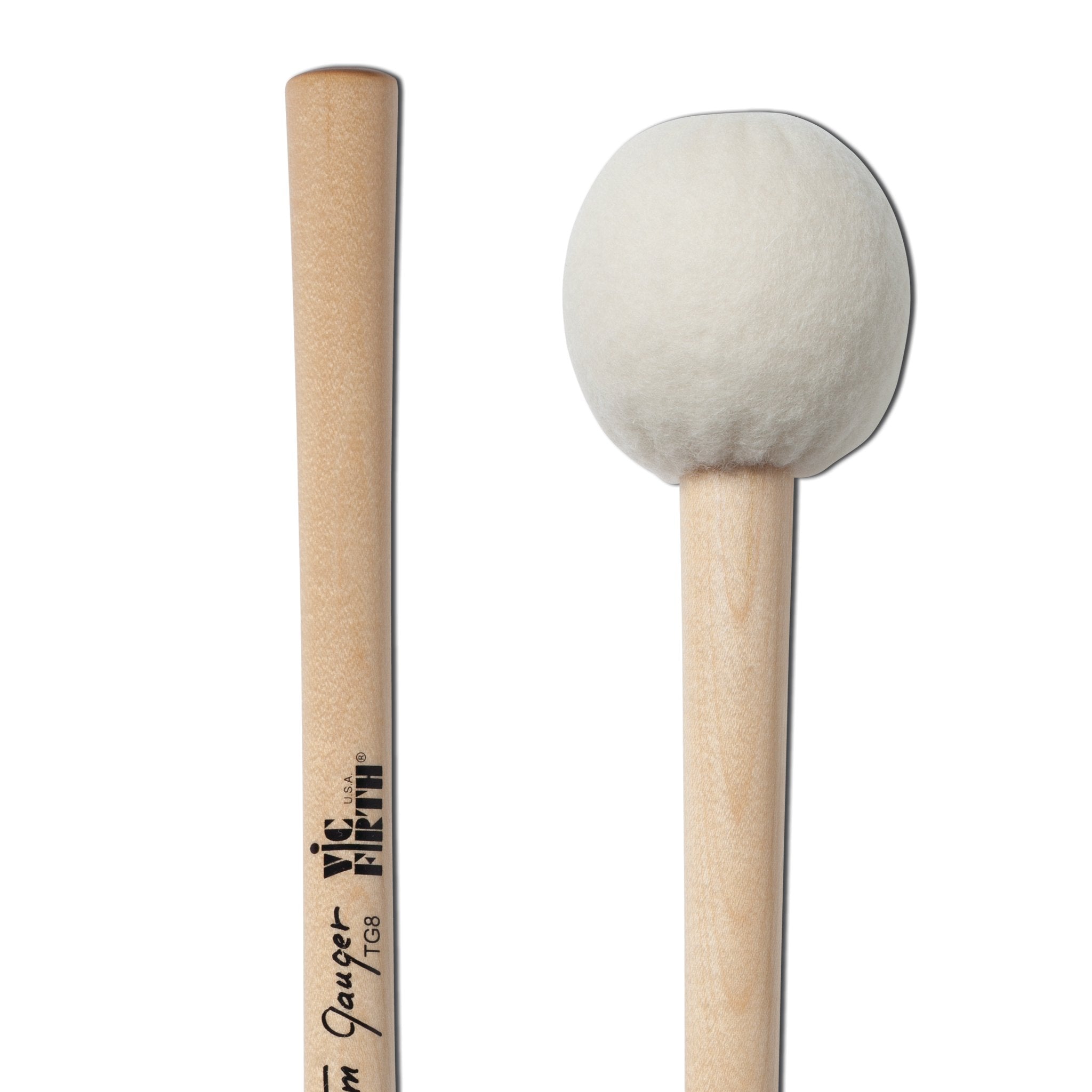 Vic Firth Tom Gauger TG08 Bass Drum Mallet - Staccato - Image 3