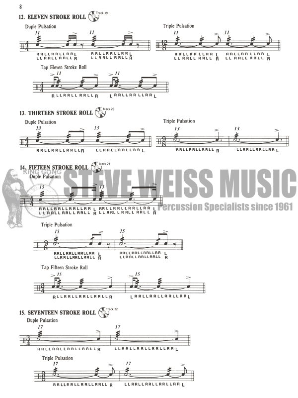 Wanamaker-International Drum Rudiments (book & DVD)