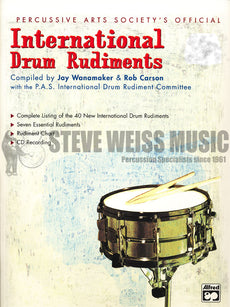Wanamaker-International Drum Rudiments (book only)