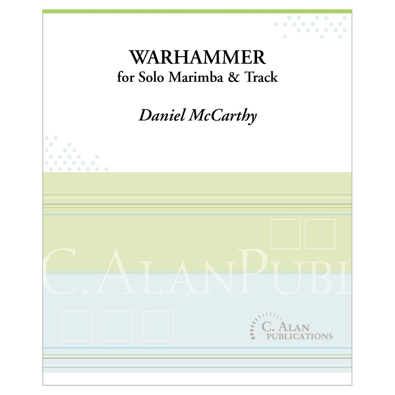 WarHammer for Solo Marimba and Track by Daniel Maccarthy cover