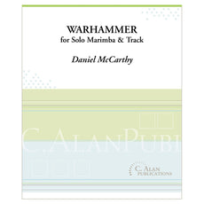 WarHammer for Solo Marimba and Track by Daniel Maccarthy cover