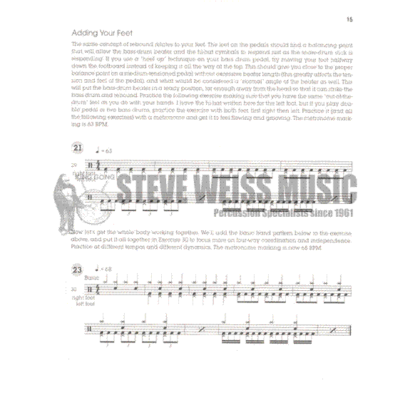 Weckl-Exercises for Natural Playing (CD)