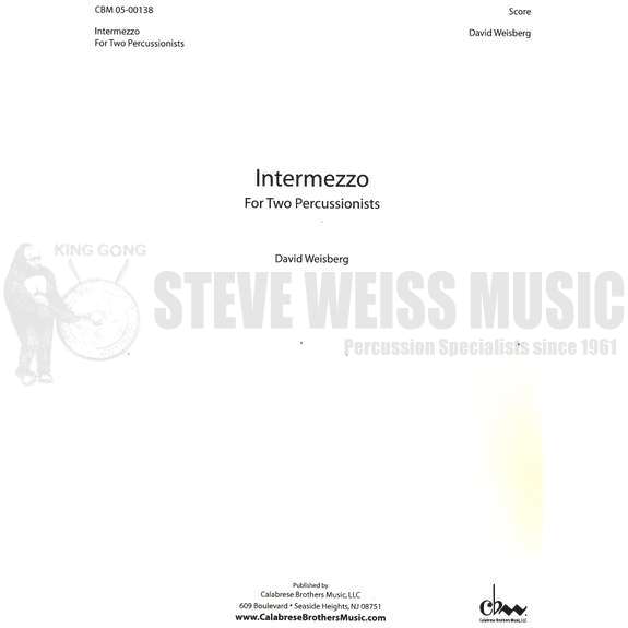 Weisberg-Intermezzo (2S)-V/M/P