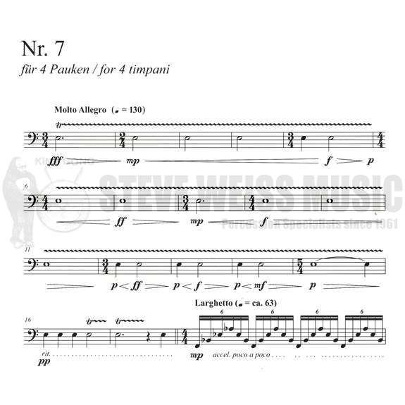 Weitzel-10 Unreasonably Demanding Etudes for Timpani