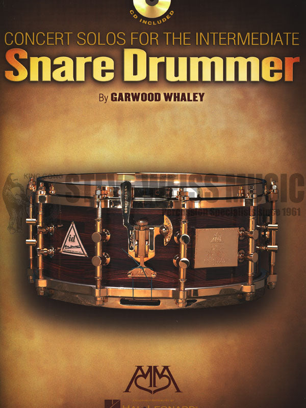 Whaley-Concert Solos for the Intermediate Snare Drummer (CD)