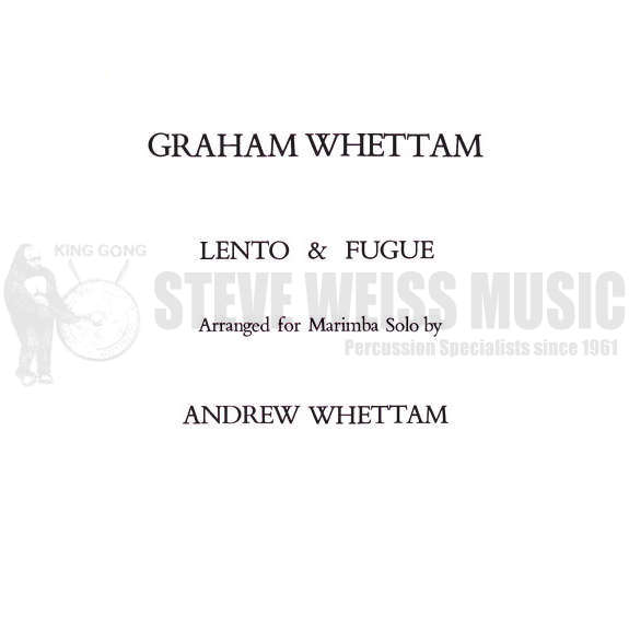 Whettam-Lento & Fugue-M