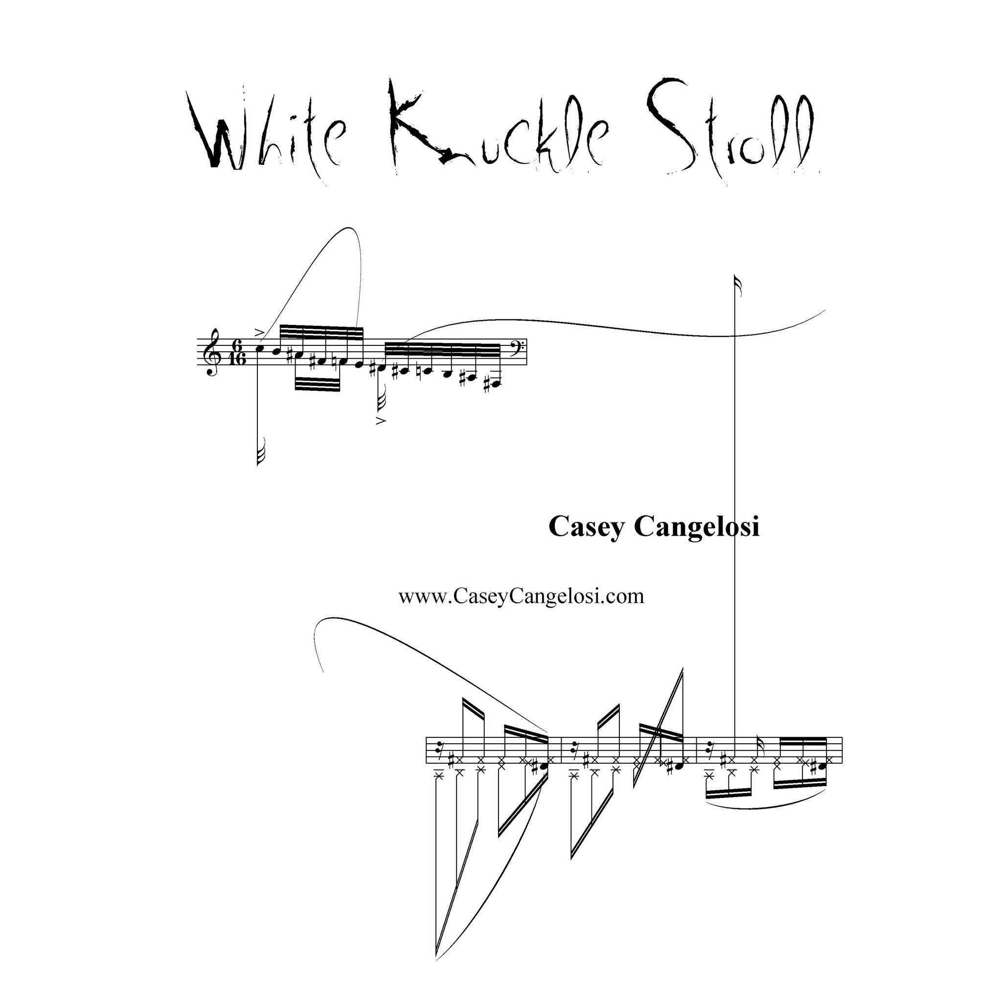 White Knuckle Stroll Marimba Solo by Casey Cangelosi