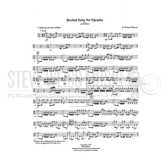 Williams-Recital Suite for Djembe-P