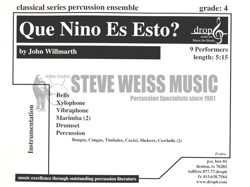 Willmarth-Que Nino Es Esto? (SP)-B/X/V/2M/DS/P