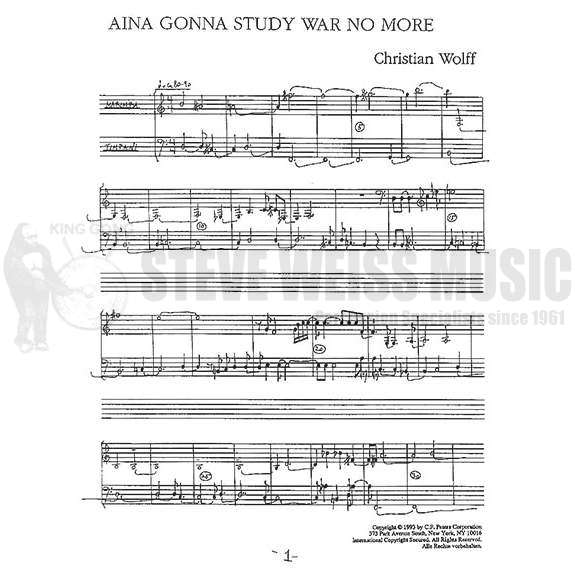 Wolff-Aina Gonna Study War No More (2S)-M/4+T