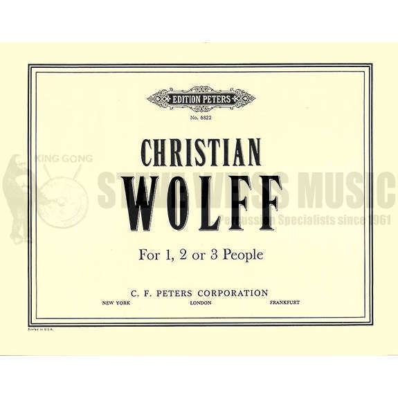 Wolff-For 1,2 or 3 People (GrS)-Indeterminate