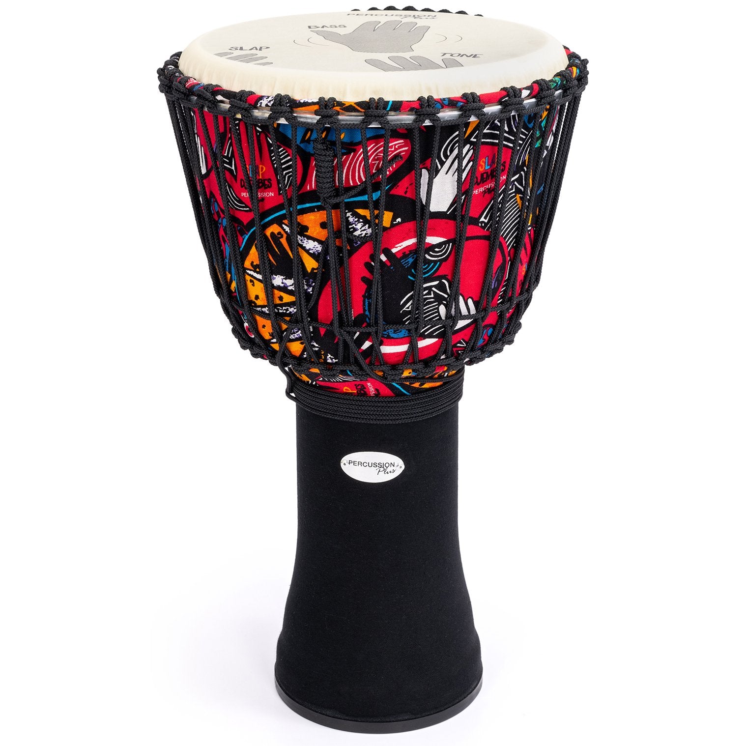 Panyard WPP6652 Slap Djembe Rope Tuned - Carnival Graphics - 10"