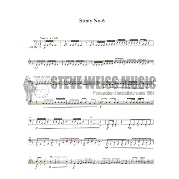 Wright-Graded Music for Timpani 3