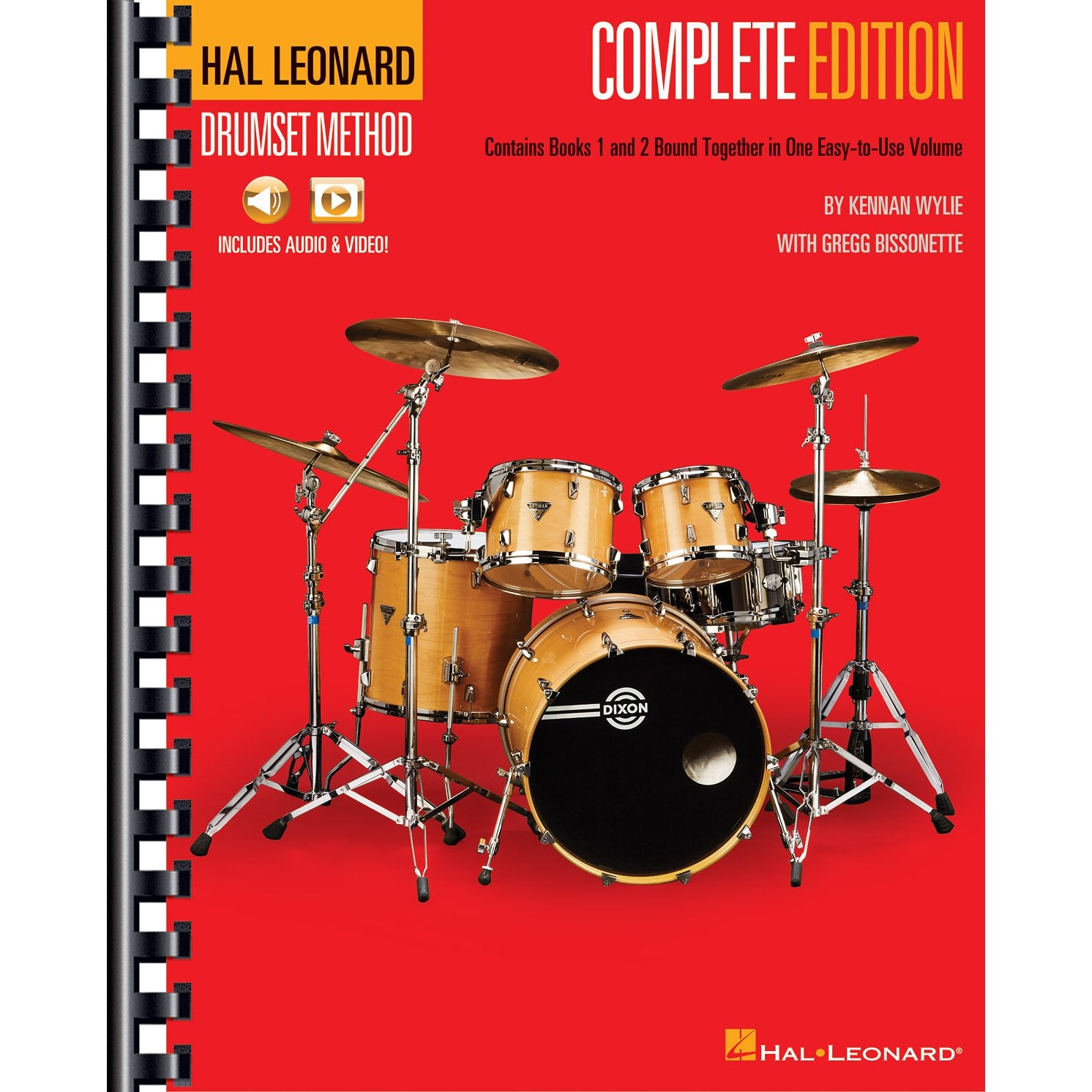 Wylie-Hal Leonard Drumset Method Complete Edition (Audio / Video Access Included)