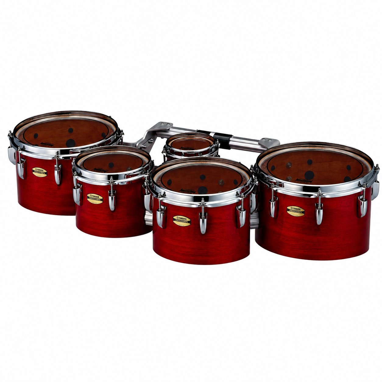 Yamaha 8400 Field-Corps Large Tenors Red Forest MTD-60234R Angle
